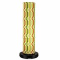 Patio Living Concepts PatioGlo LED Floor Lamp  Bright White  New Twist Seaweed Fabric Cover 64850 64-850